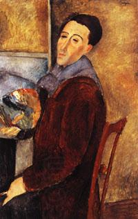 Amedeo Modigliani self portrait oil painting picture